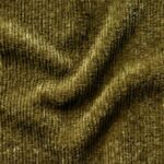 Close-up swatch of Performance Chenille fabric in Wild Olive, showing a dense, fuzzy texture and a multi-tonal weave of mossy green and earthy khaki threads.